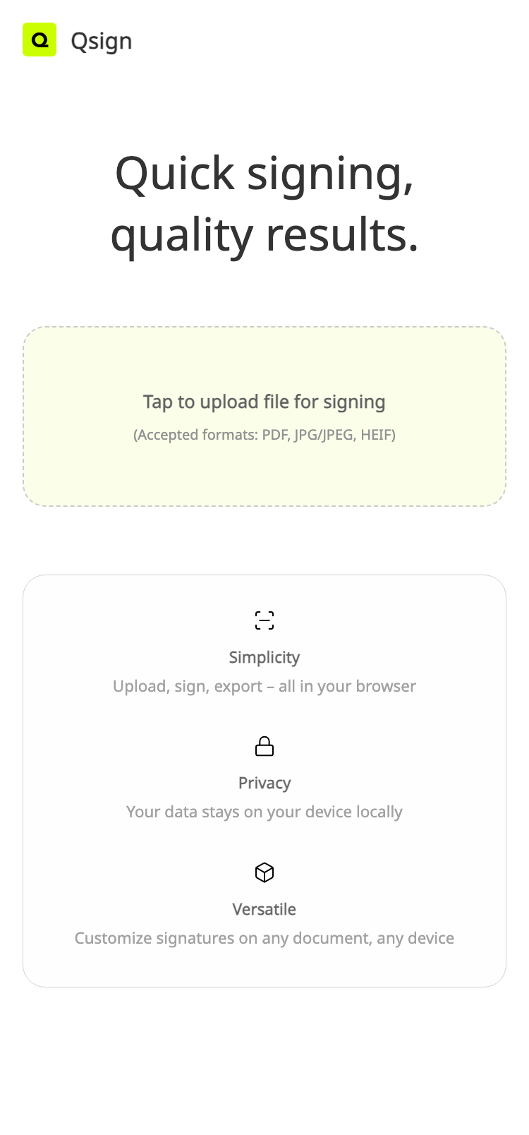 QSign - クイックPDF署名ツール|クイックサイン、品質の結果メディア2