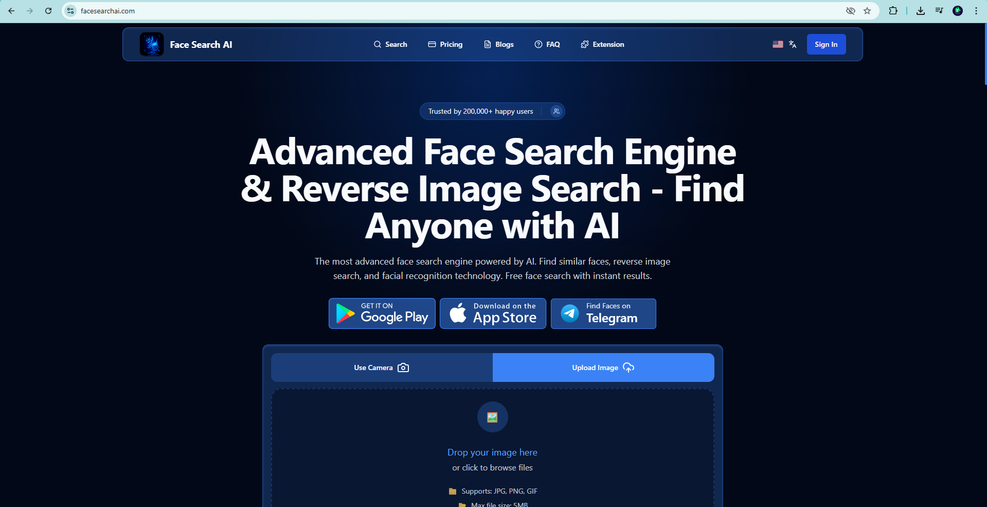 Facesearch AI gallery image