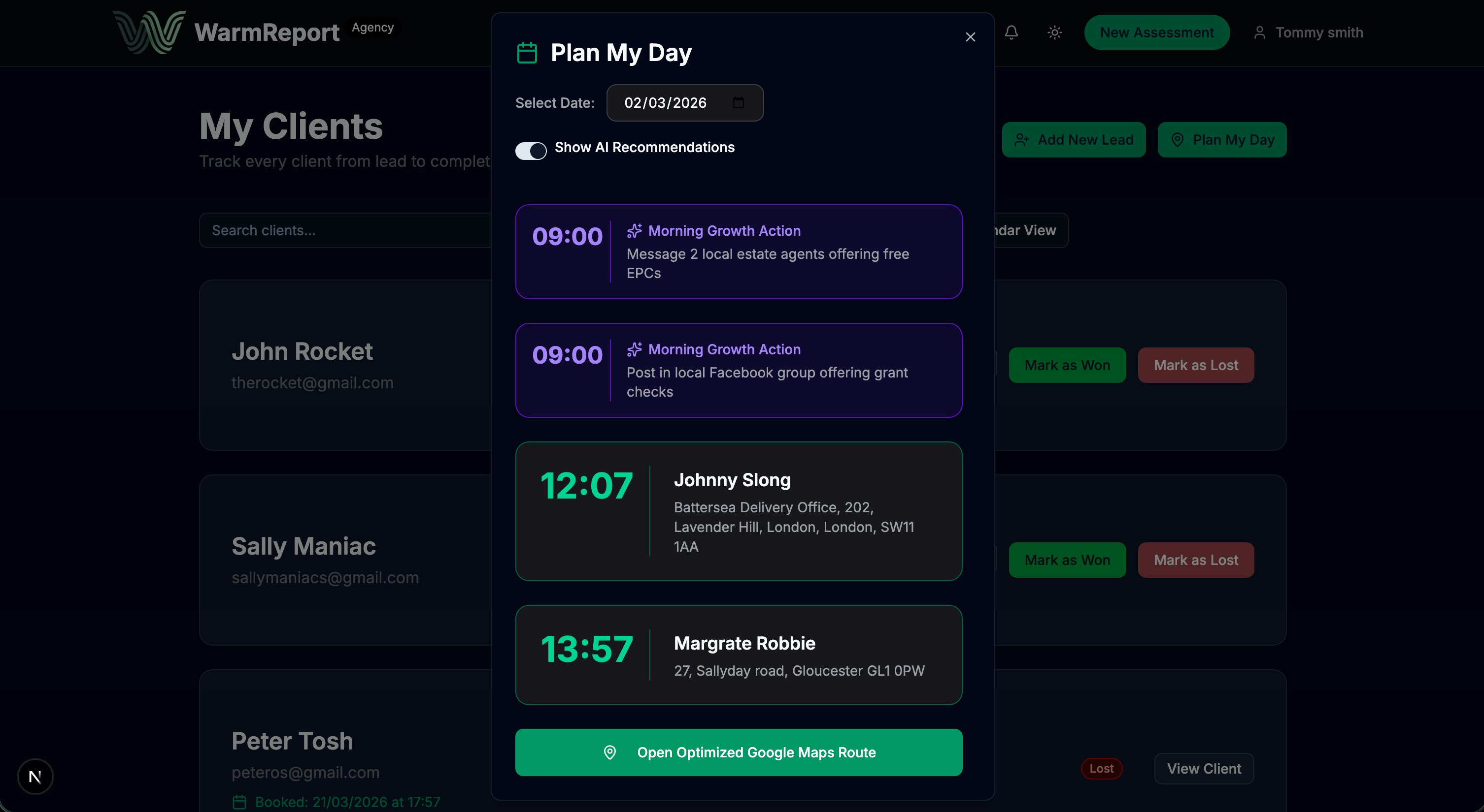 WarmReport • EPC & CRM Software for DEAs media 5