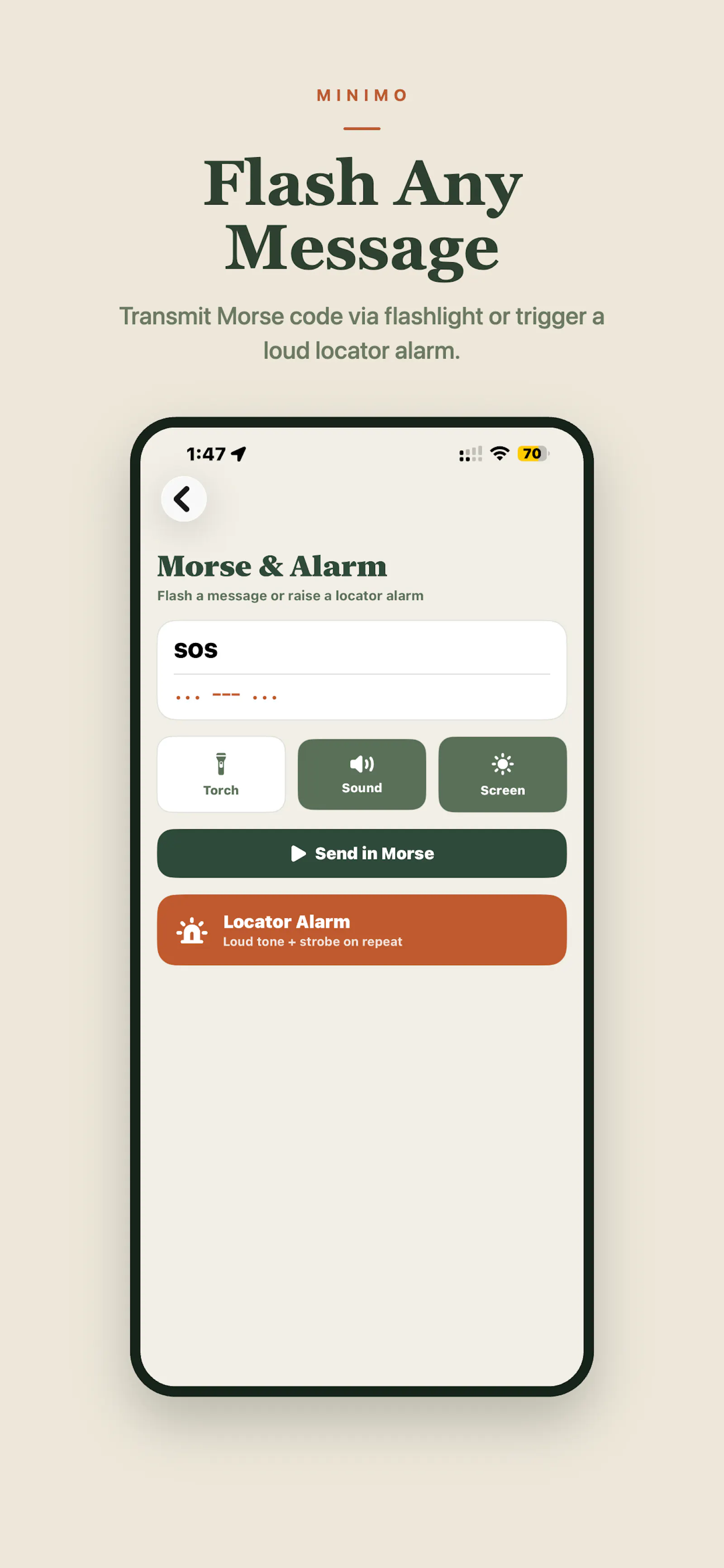 Minimo Survival Kit screenshot 2