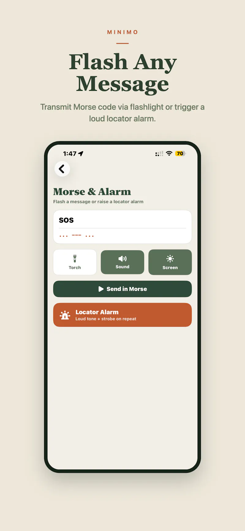 Minimo Survival Kit screenshot 2
