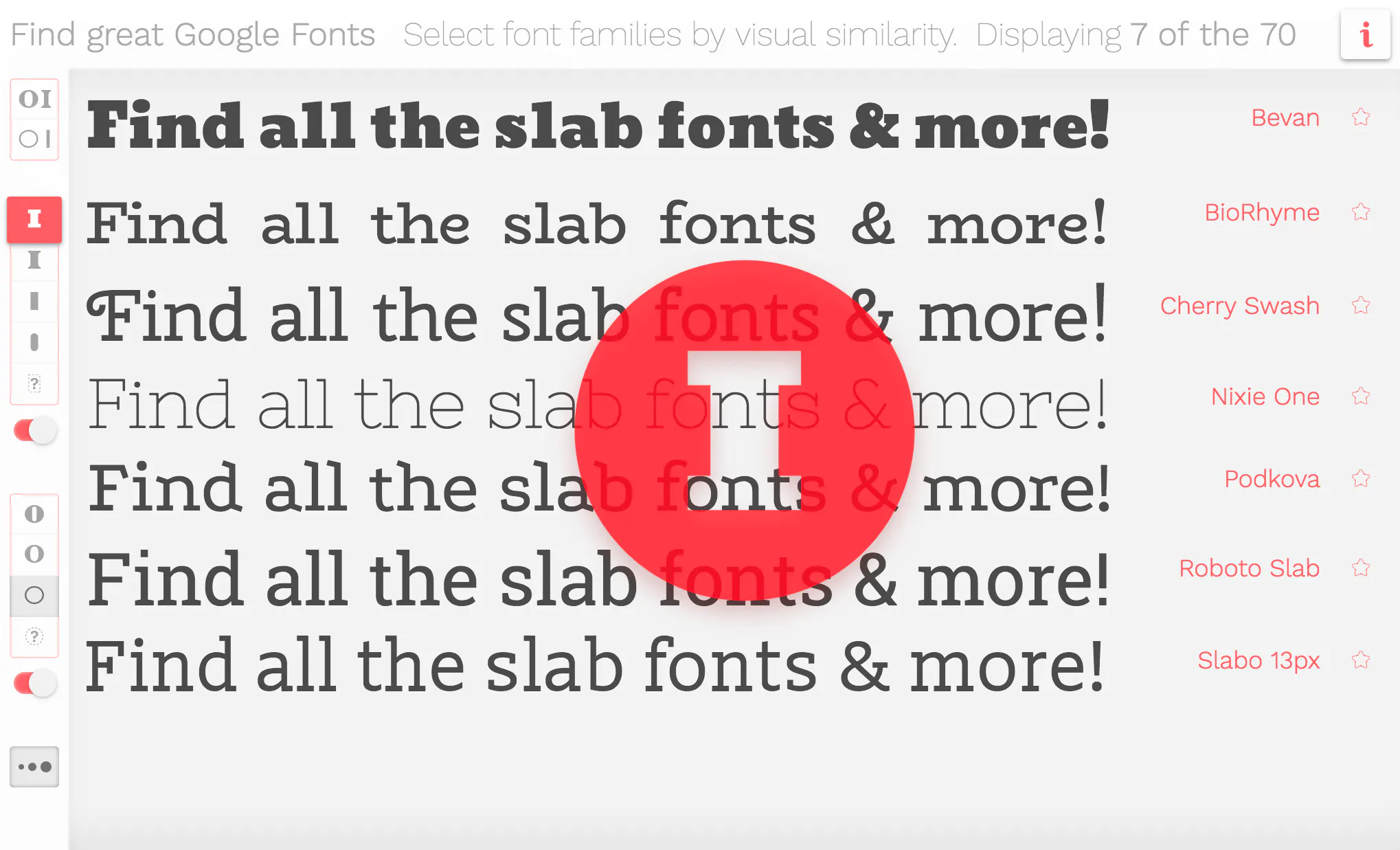 Better Google Font Finder: Sort & compare Google Fonts by their visual ...