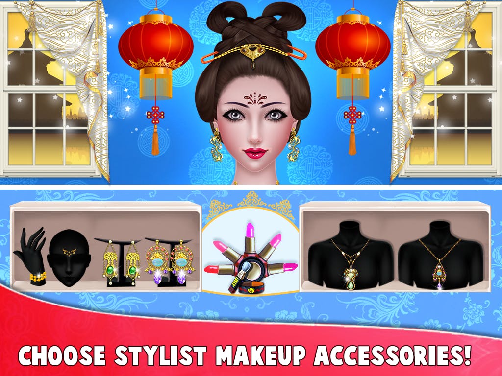 Chinese Girl Fashion Doll Dressup & Makeup Salon media 1
