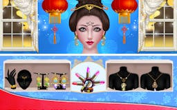 Chinese Girl Fashion Doll Dressup & Makeup Salon media 1