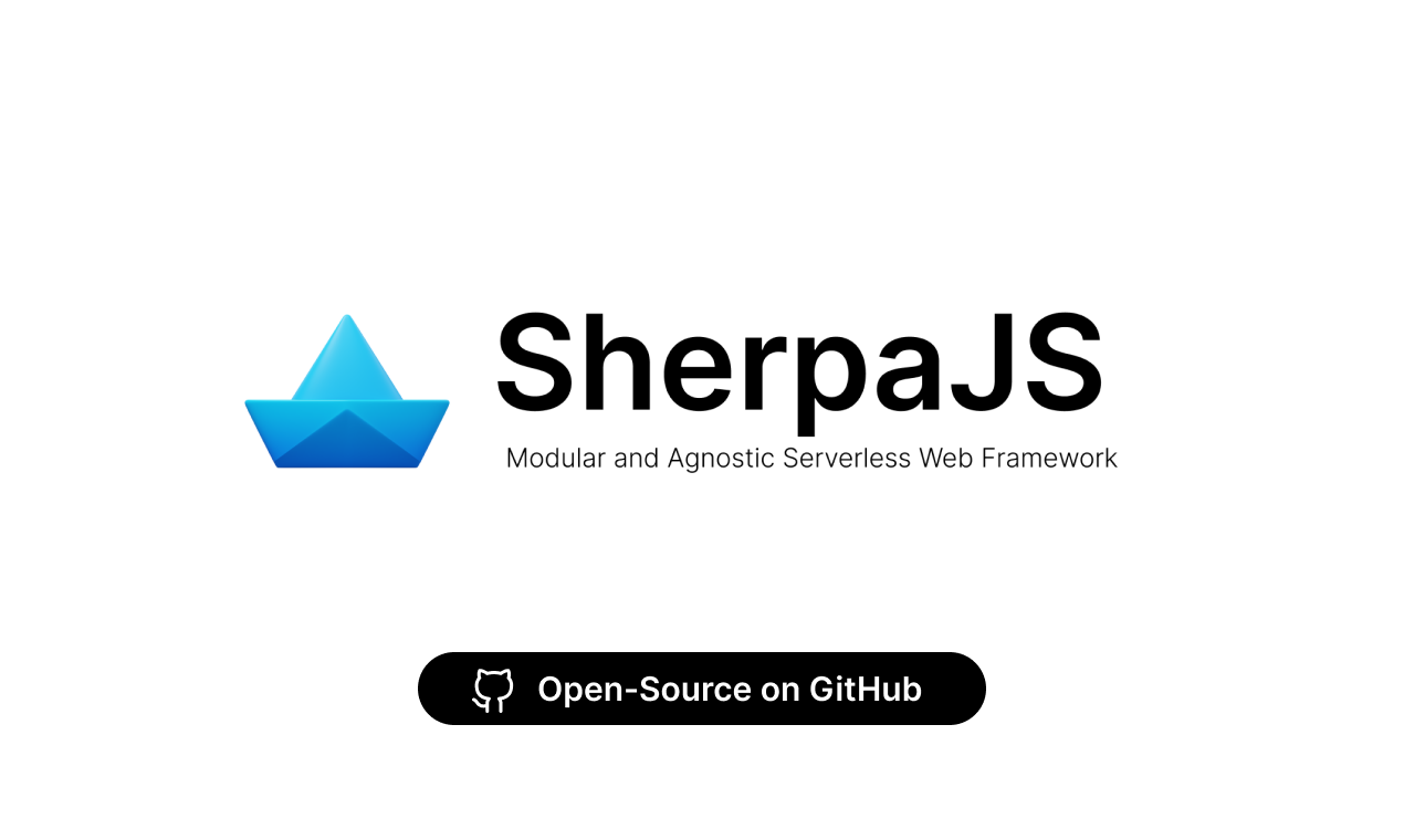 Sherpajs V1 - JS Web Framework - Agnostischer und modularer serverloser Web -Framework. Medien 1