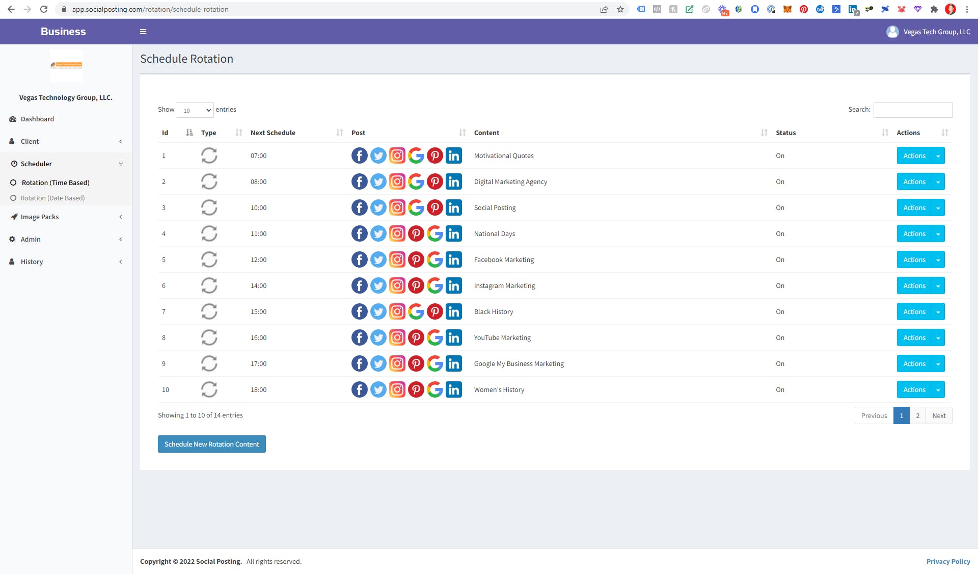 Social Posting Application media 1