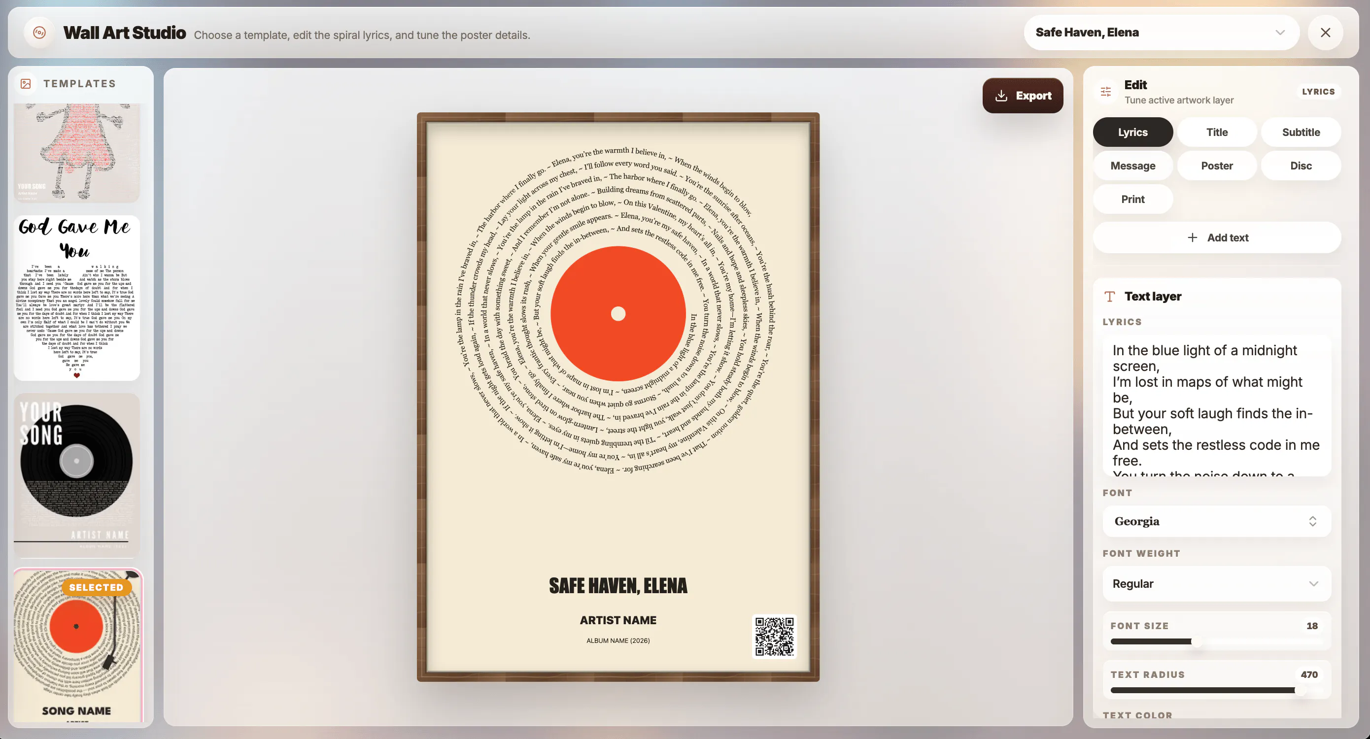 One Custom Song gallery image