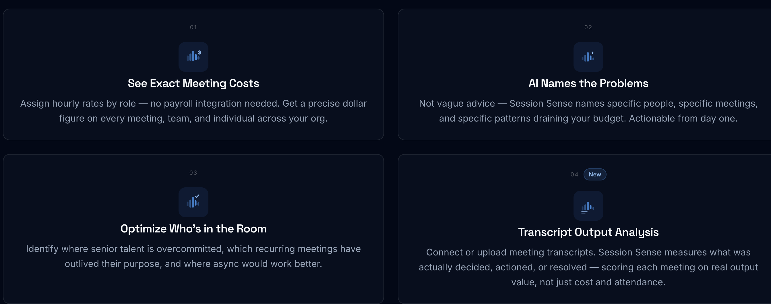 Session Sense - Screenshot 4 showing product features and functionality