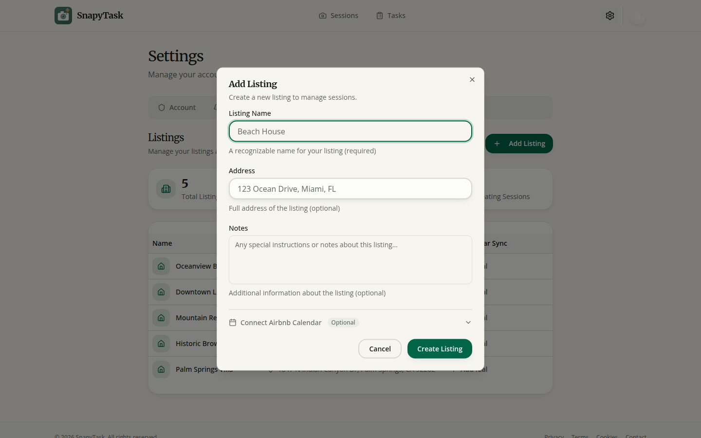 SnapyTask - Screenshot 2 showing product features and functionality