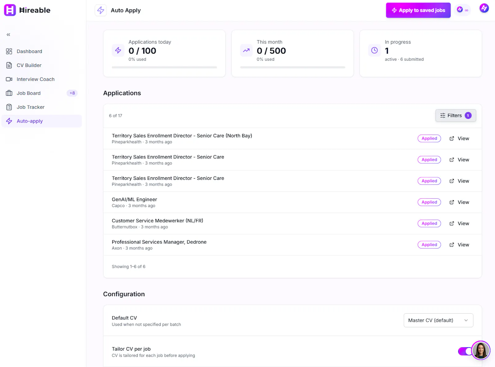 Hireable screenshot 16