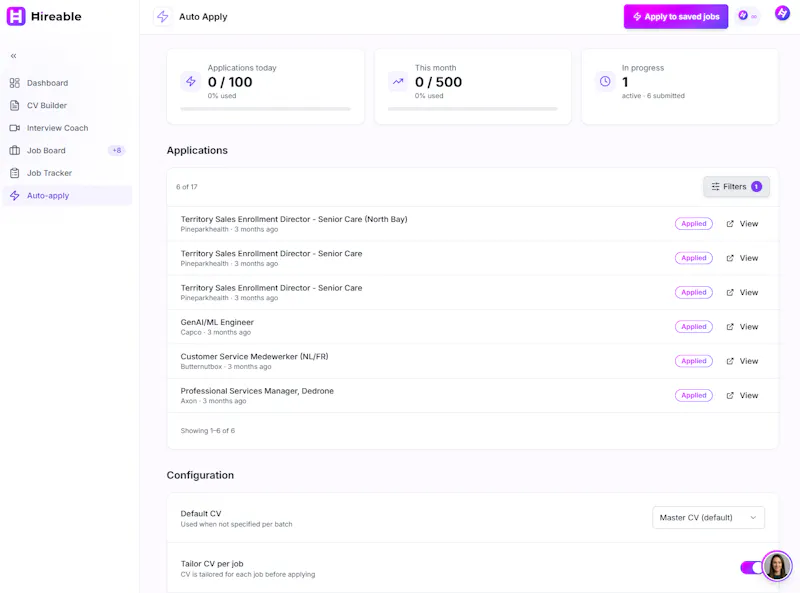 Hireable screenshot 16