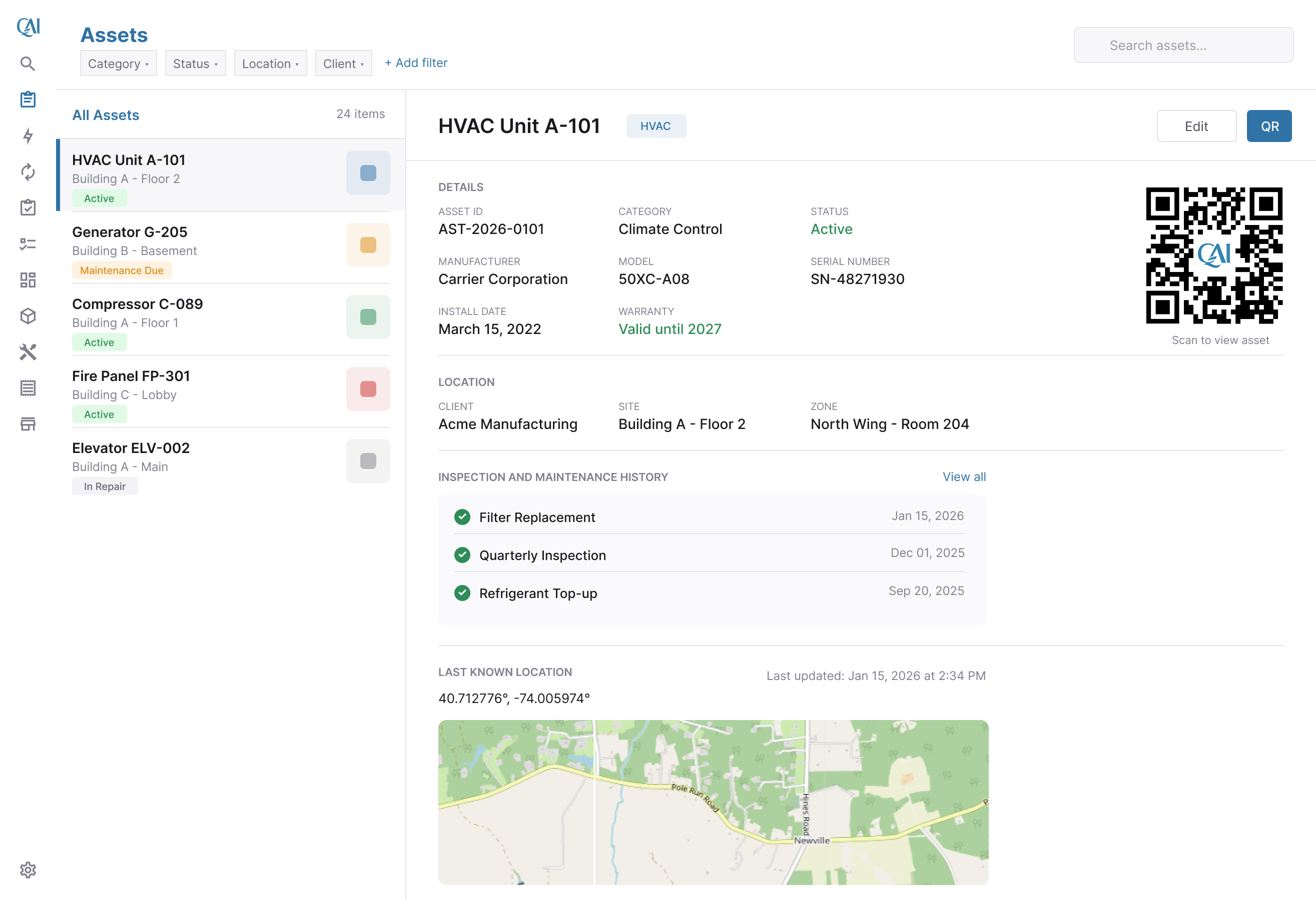 QAI - Screenshot 2 showing product features and functionality