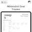 Minimalist Goal Tracker