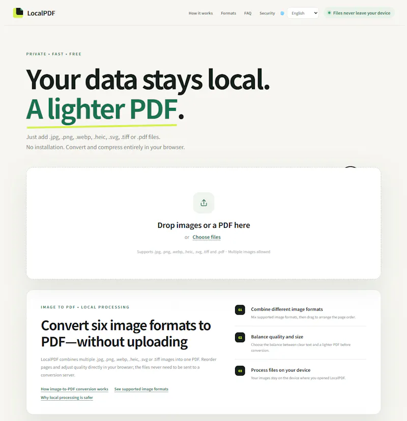 Lirumi LocalPDF screenshot 1
