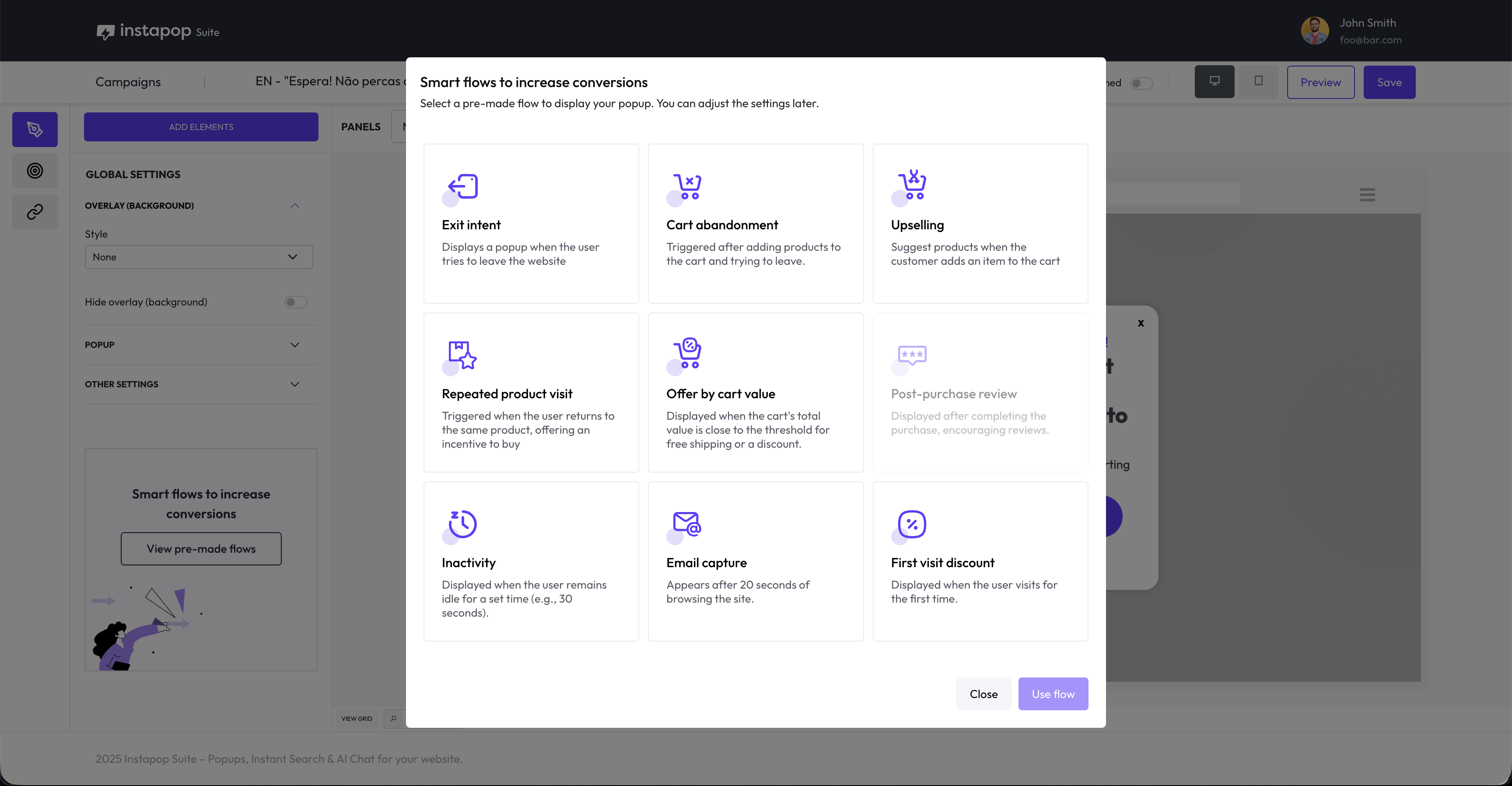 Instapop suite gallery image