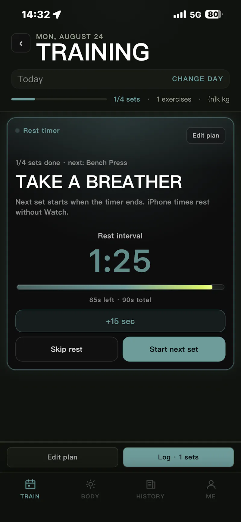 Rep Trace screenshot 2