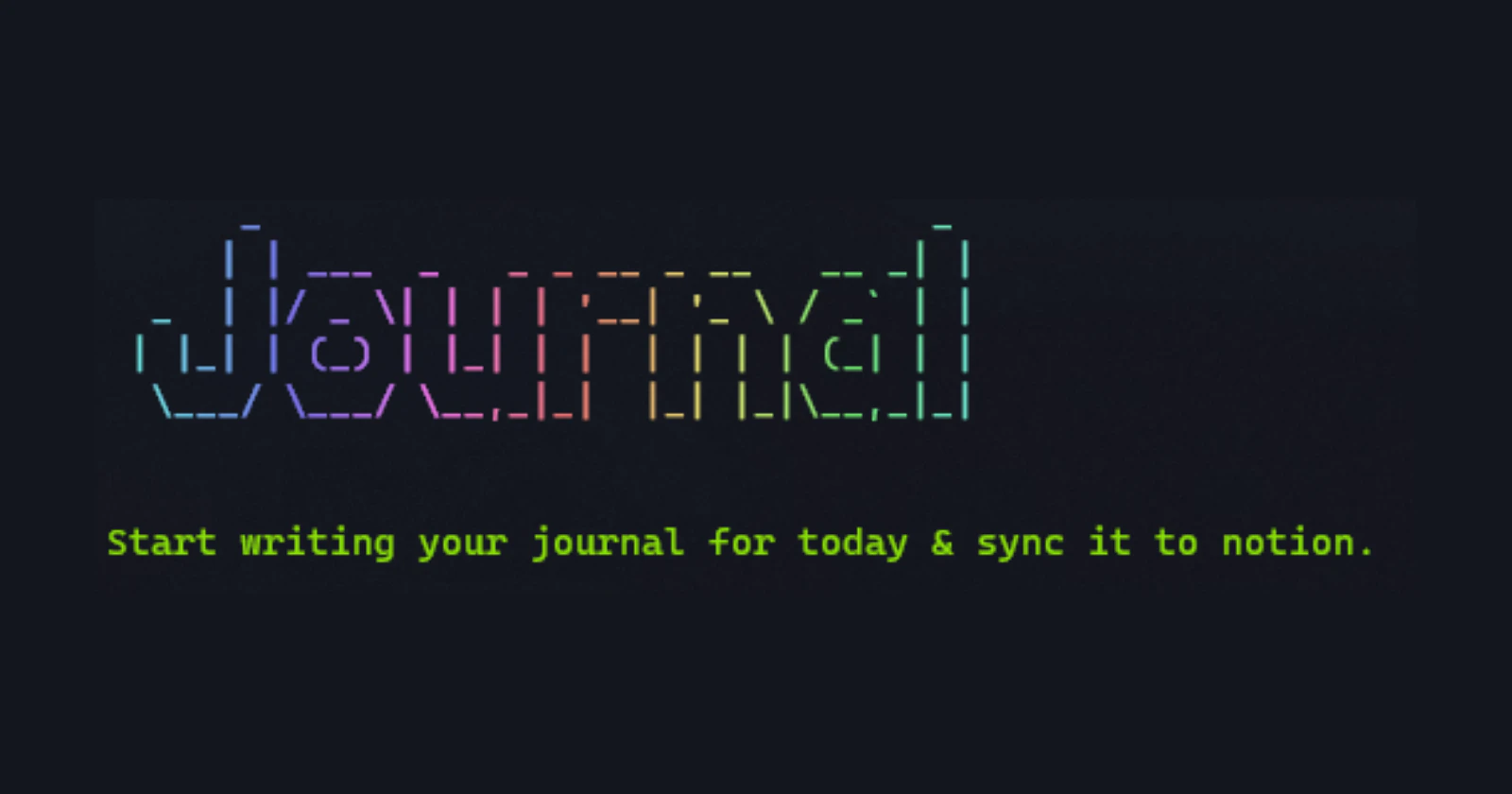 Journal CLI