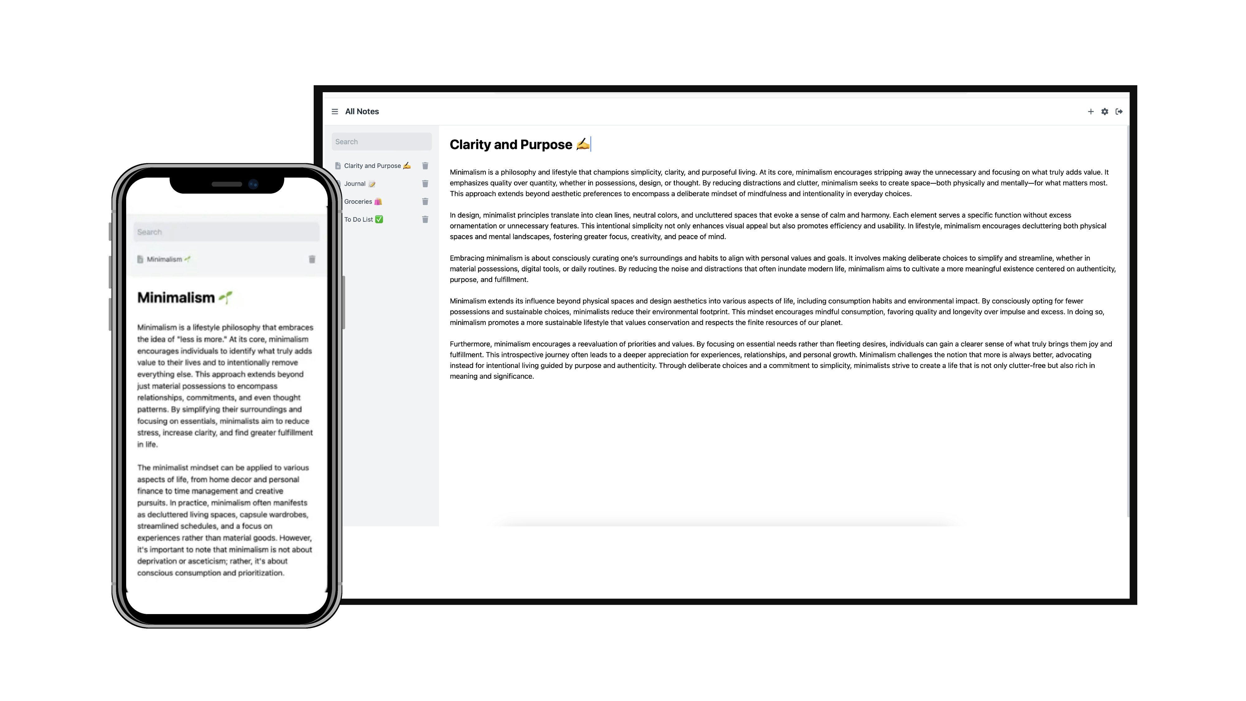 JOT açıkça l Minimal not alarak uygulama media 1