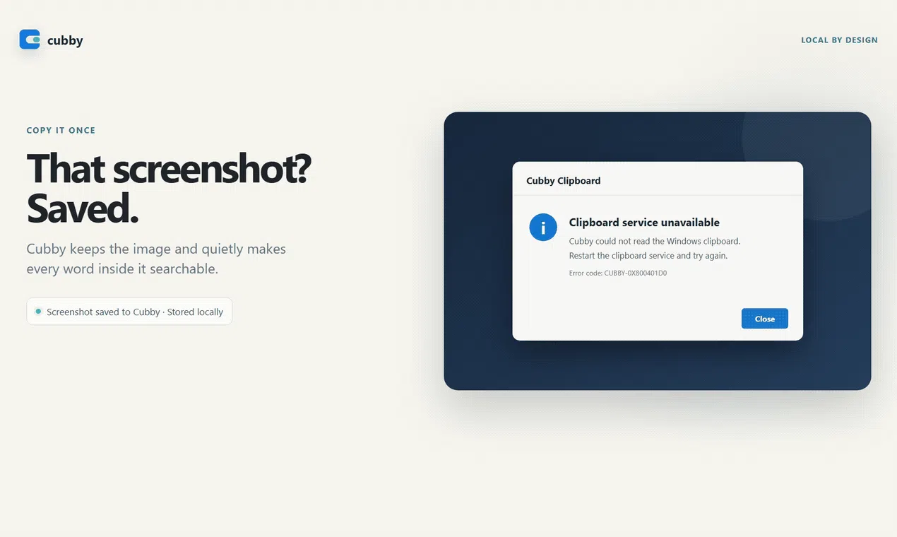 Cubby Clipboard screenshot 2
