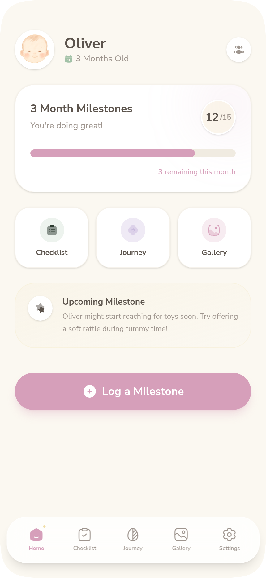 Gamu Baby - Milestones, Activity & Diary gallery image