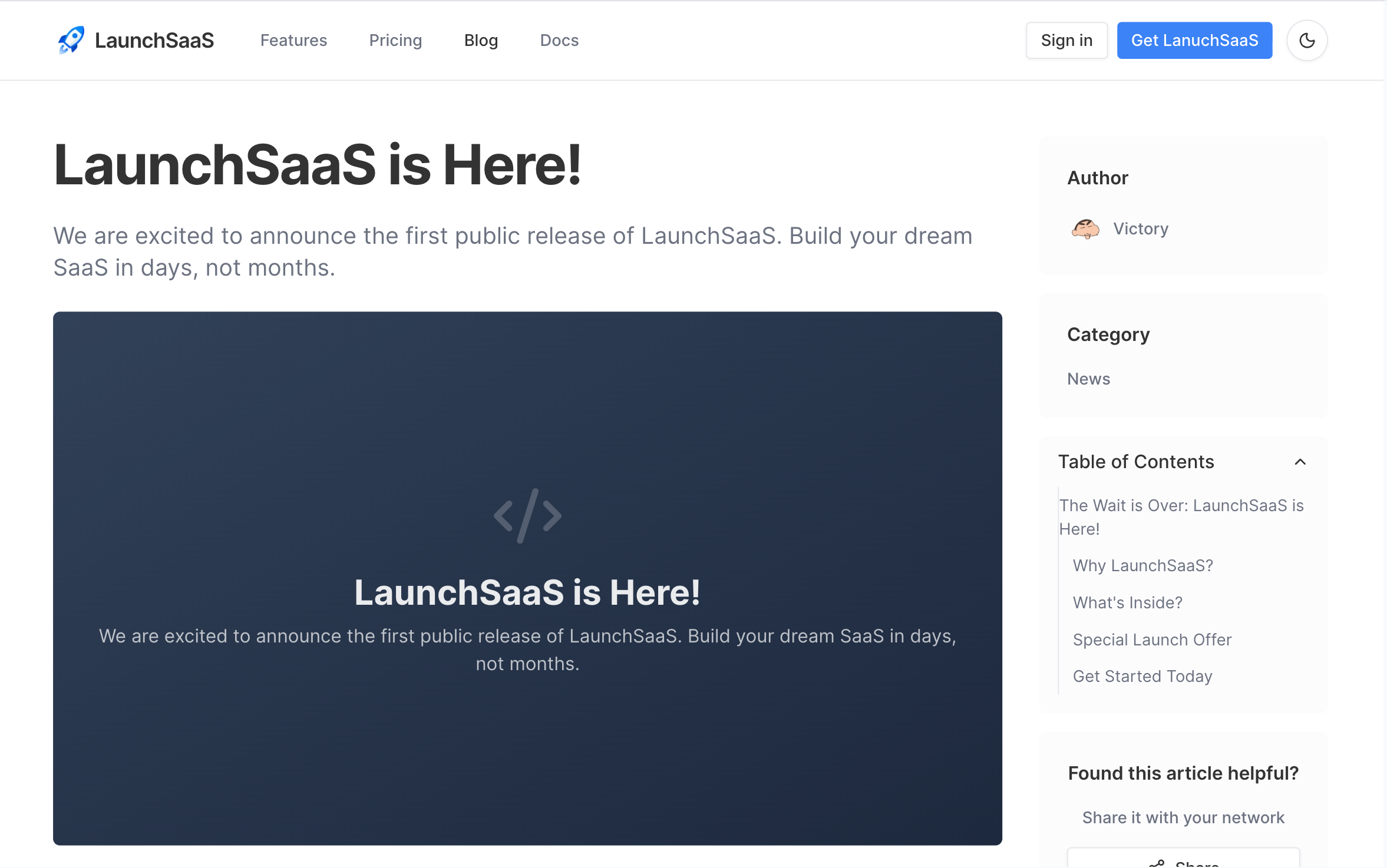LaunchSaaS gallery image