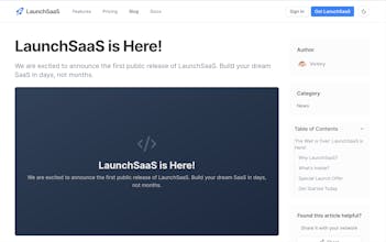 LaunchSaaS gallery image