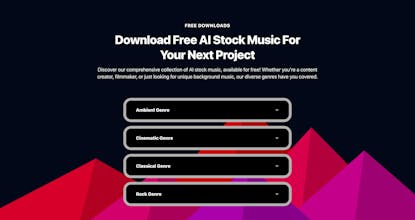 StockmusicGPT: AI Stock Music Generator gallery image