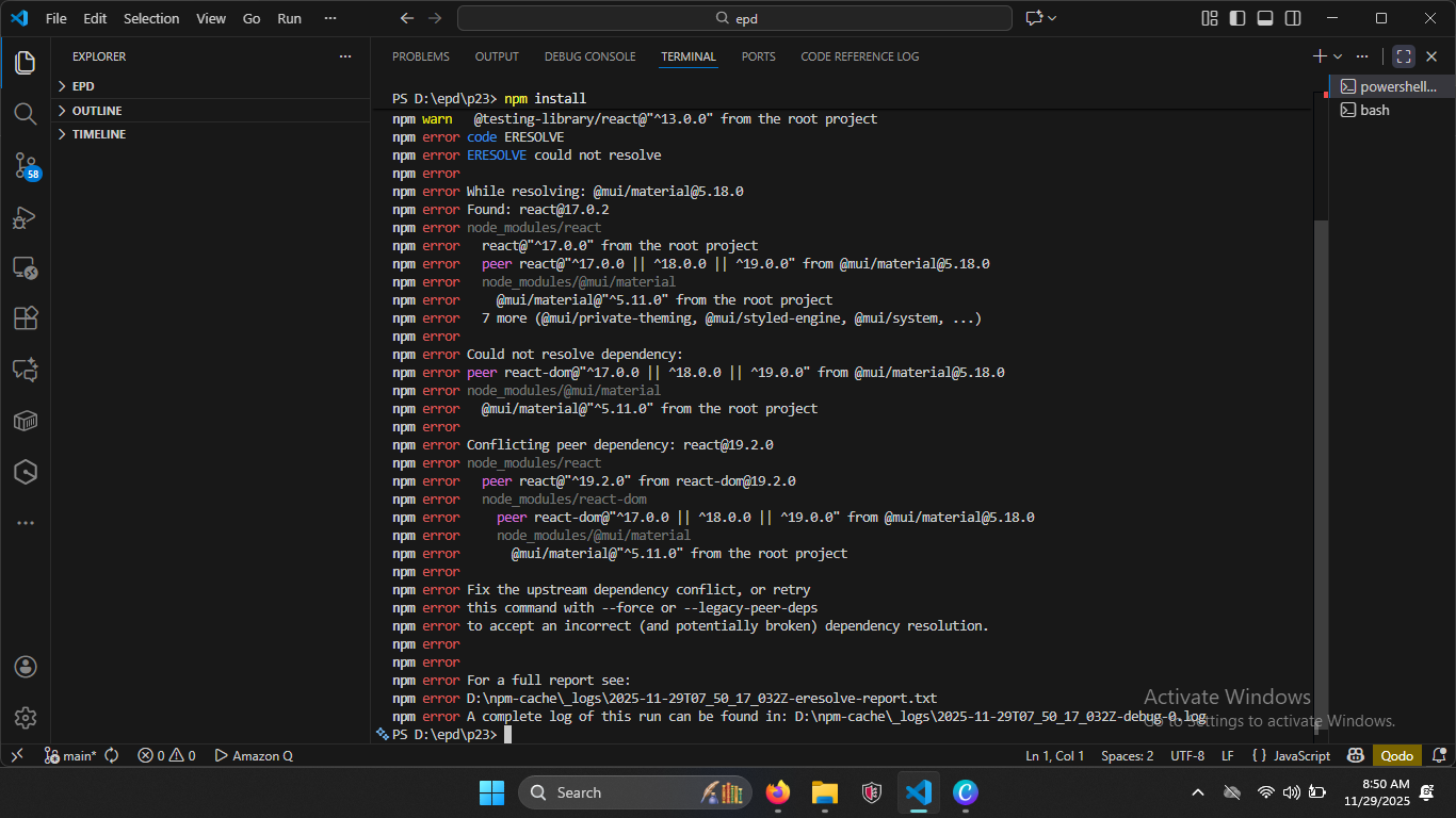 Enhanced Peer Dependencies - Screenshot 3 showing product features and functionality