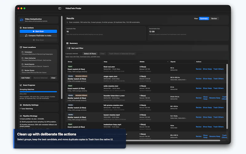 VideoTwin Finder screenshot 4