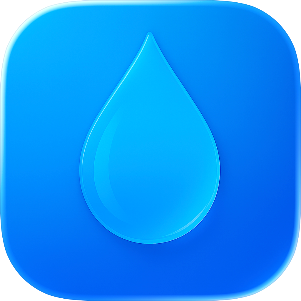 HydraZen: Water Track Reminder - Product Hunt launch logo and brand identity
