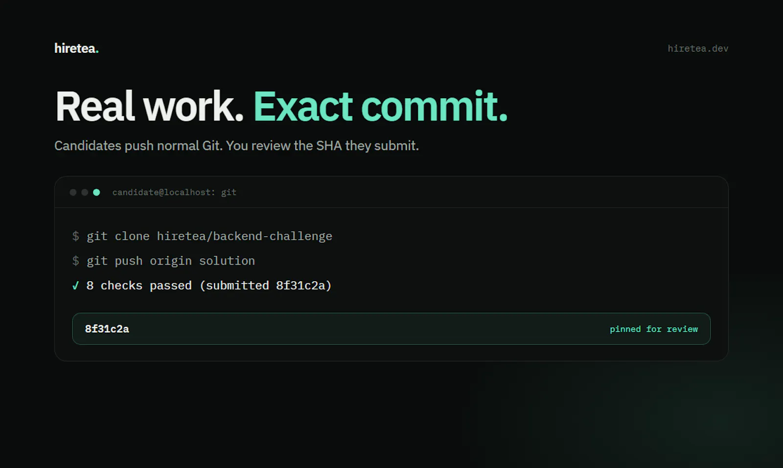 Hiretea screenshot 2