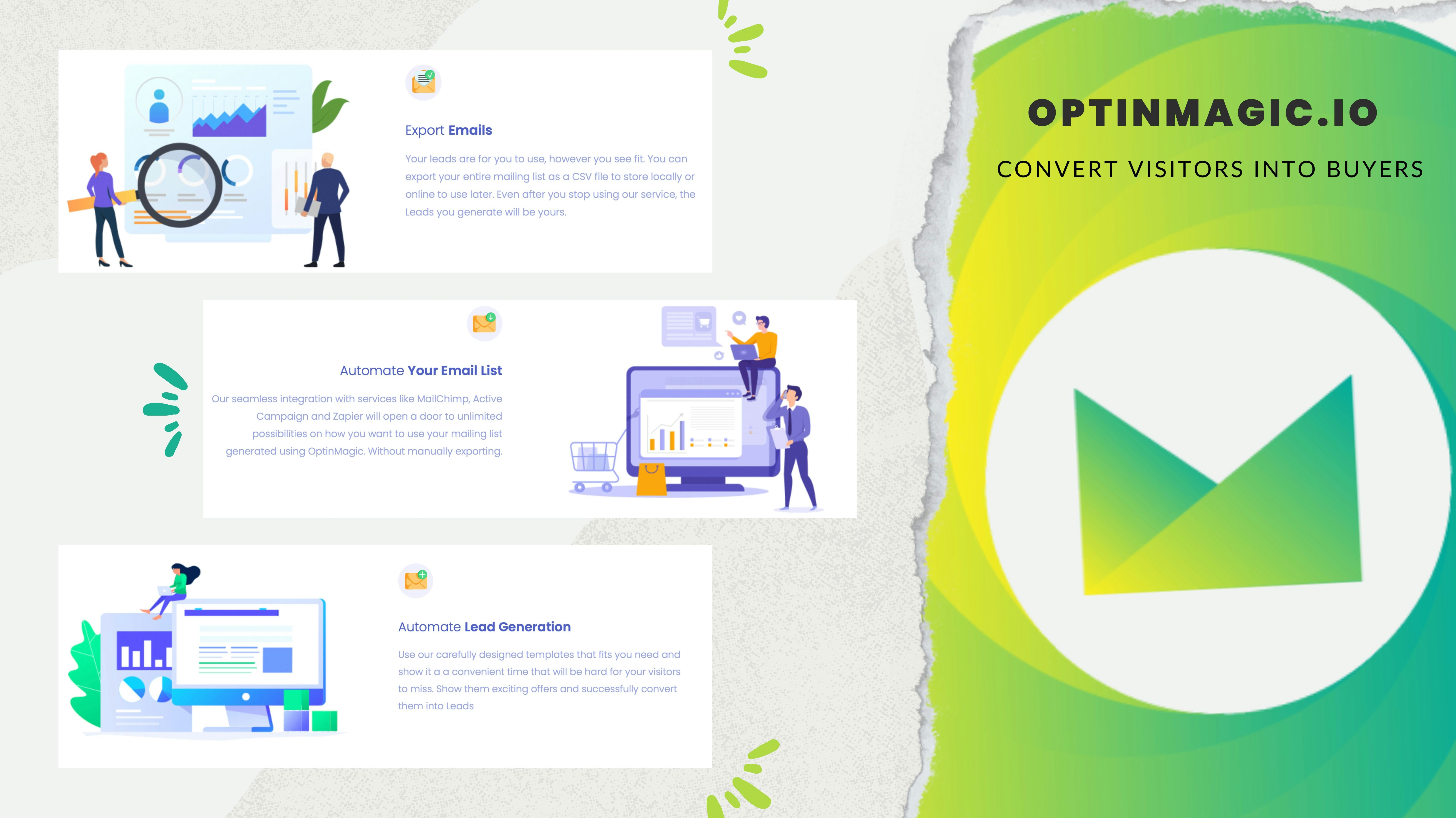 وسائط optinmagic - تحويل الزائرين إلى عملاء 2