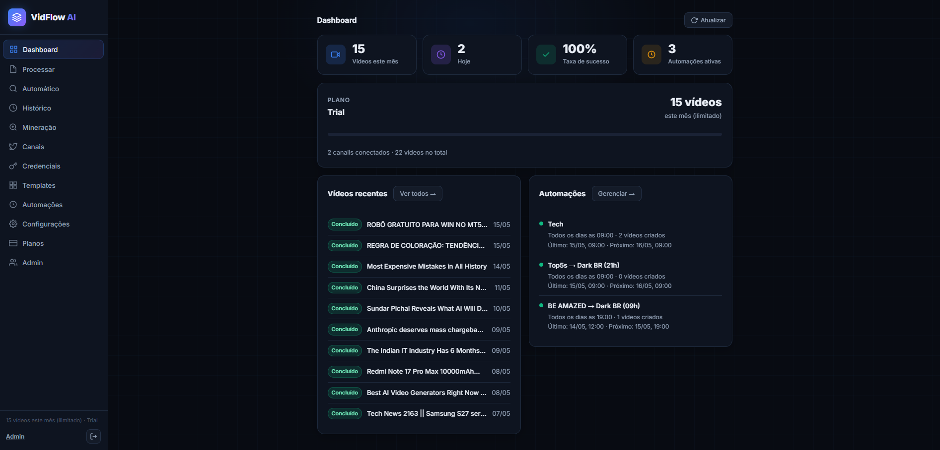 VidFlow AI gallery image
