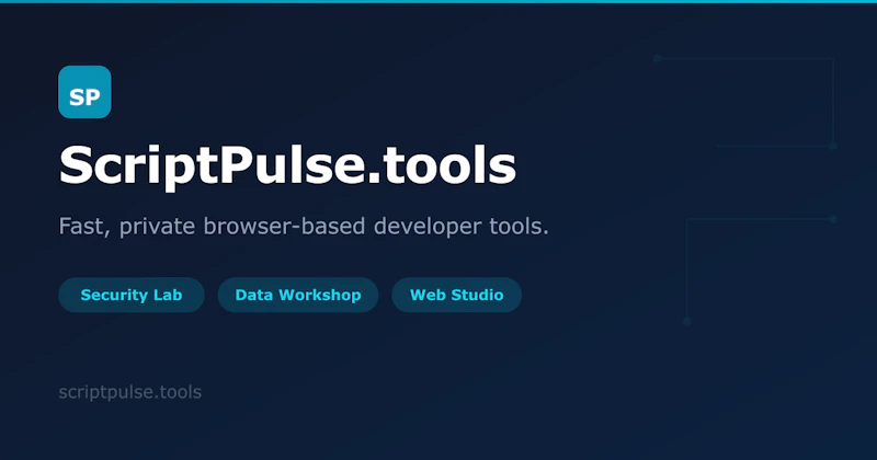 ScriptPulse.tools screenshot 1