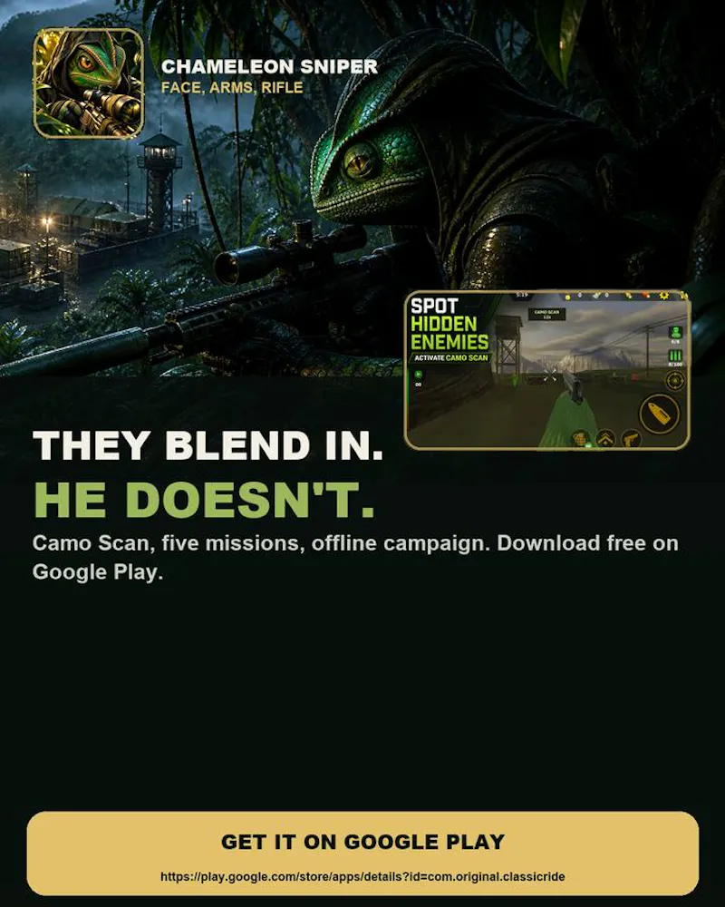 Chameleon Sniper: Offline FPS screenshot 3