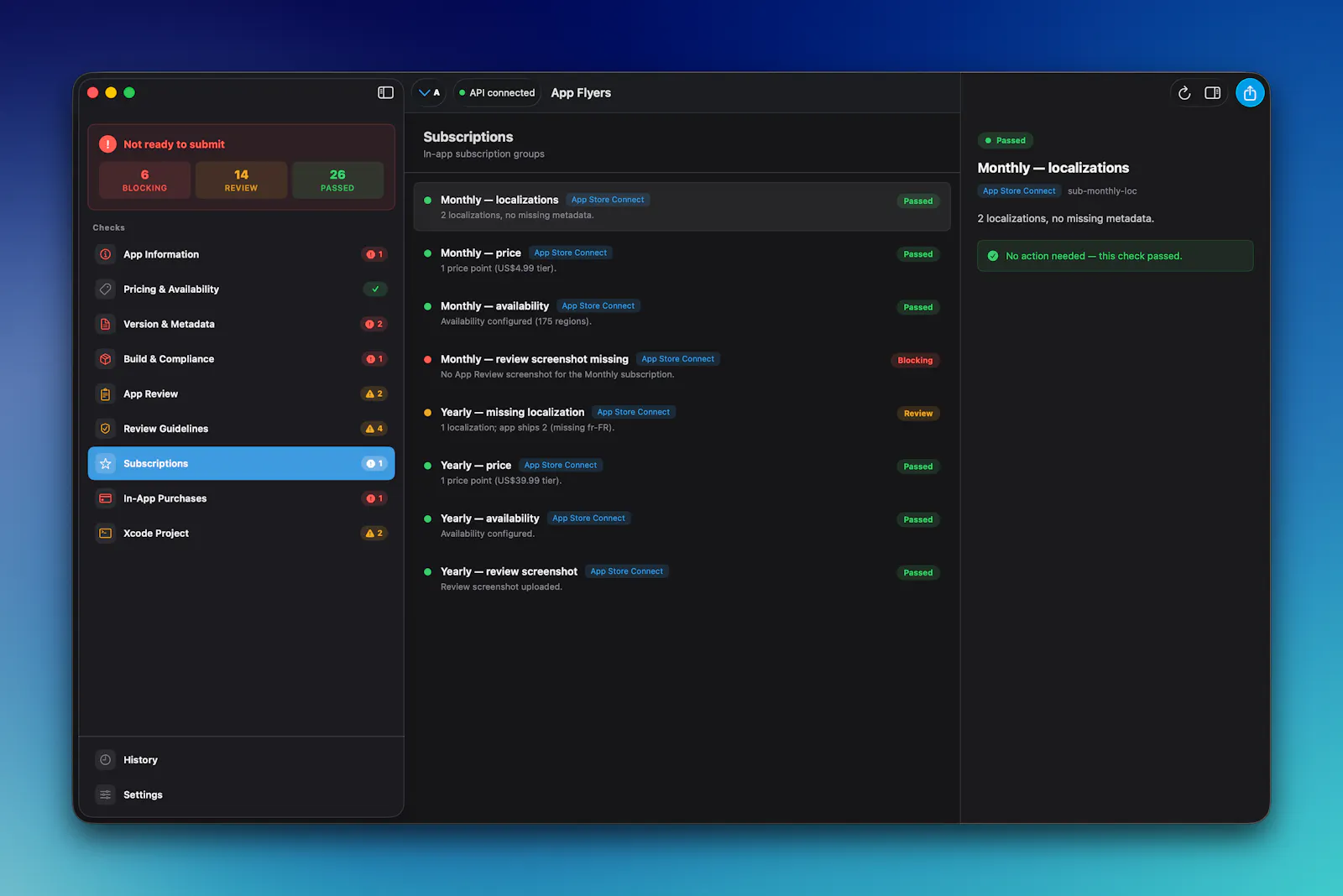 AuditStore screenshot 2