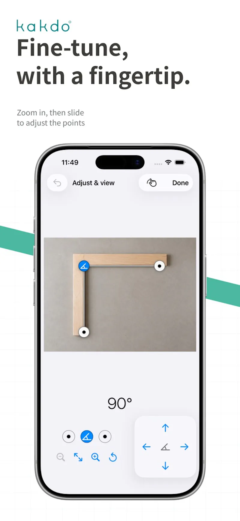 kakdo°: Angle Protractor screenshot 3
