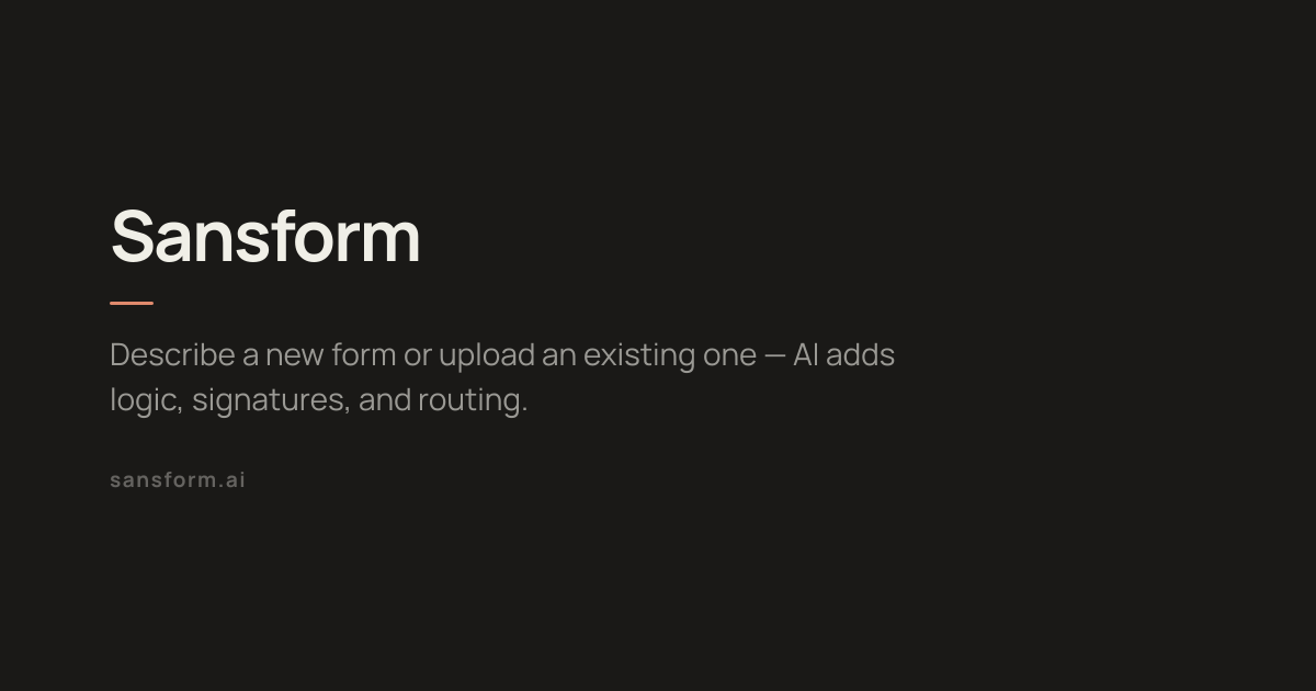 Sansform gallery image