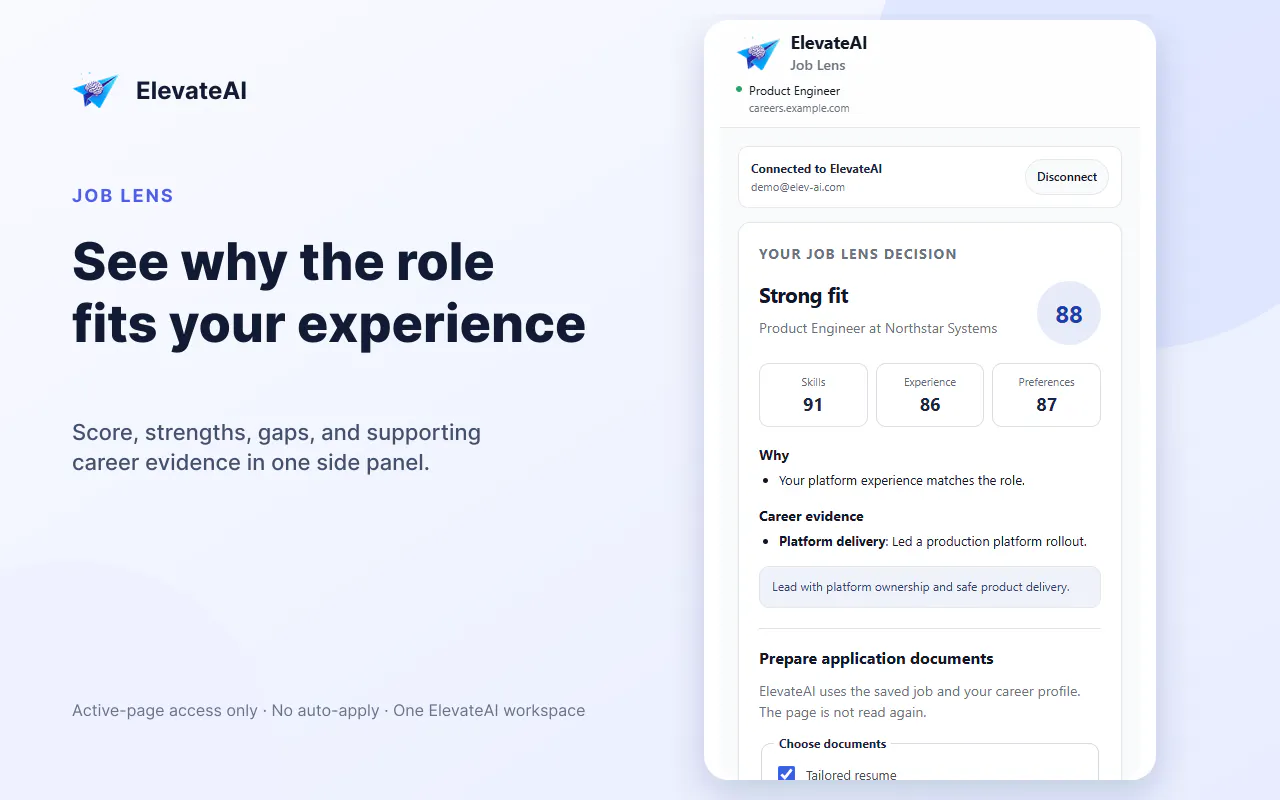 ElevateAI Job Lens gallery image