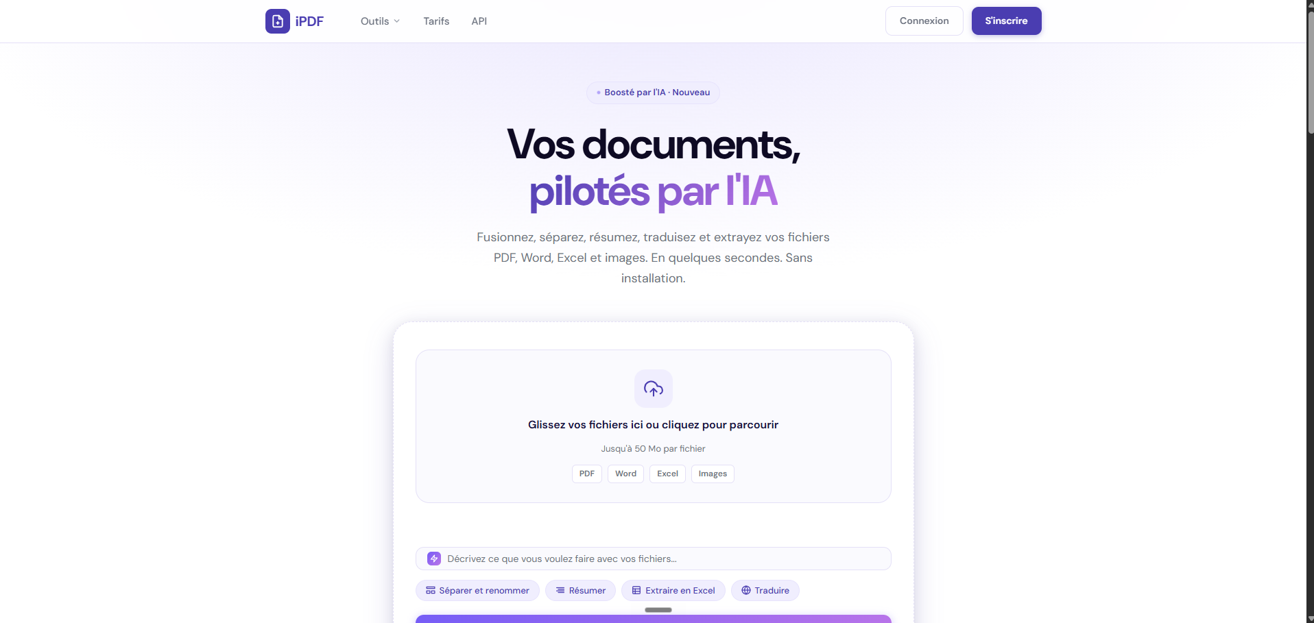 iPDF — Vos documents, pilotés par l'IA gallery image