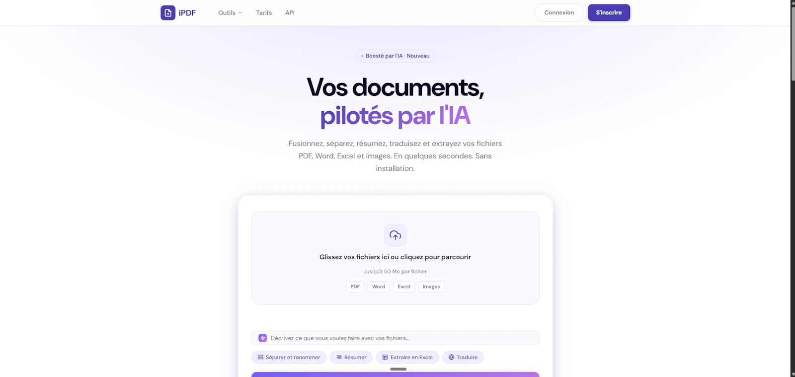 iPDF — Vos documents, pilotés par l'IA screenshot 1