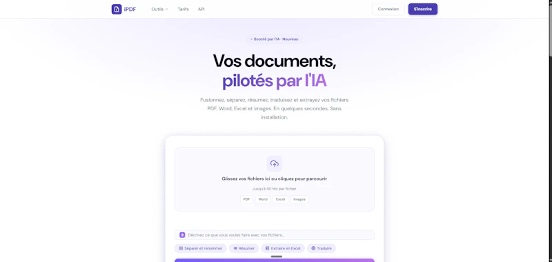 iPDF — Vos documents, pilotés par l'IA screenshot 1