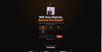 Roast My Landing Page AI gallery image