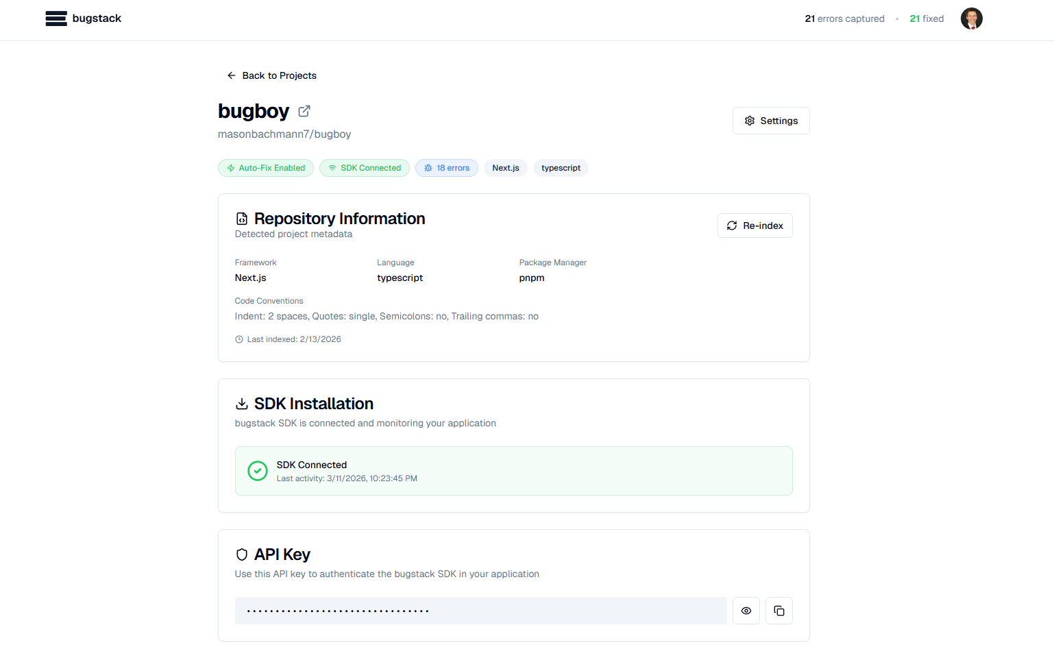bugstack gallery image