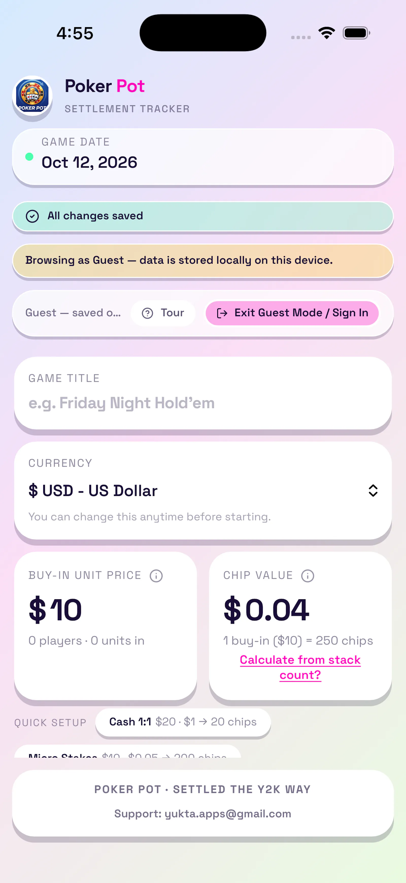Poker Pot -Track Cashflow,Food & Drinks screenshot 6
