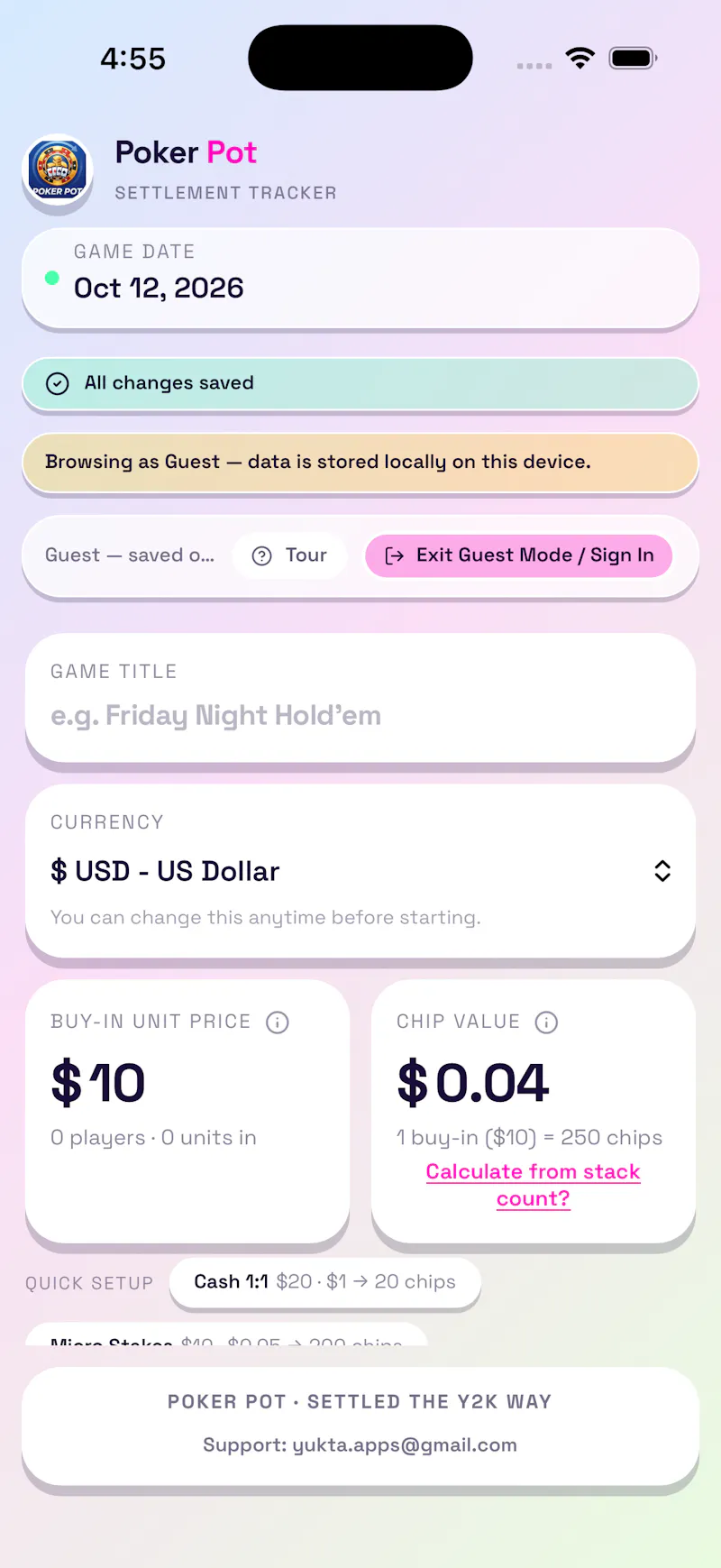 Poker Pot -Track Cashflow,Food & Drinks screenshot 6