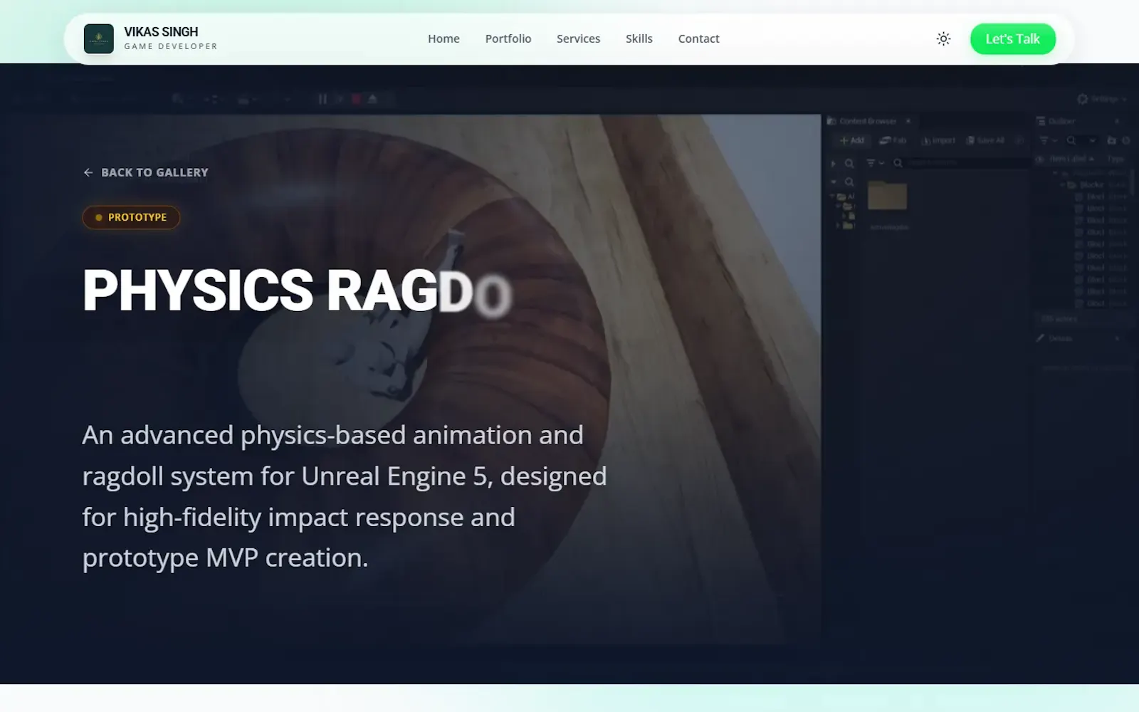 Vikas Singh Portfolio screenshot 4
