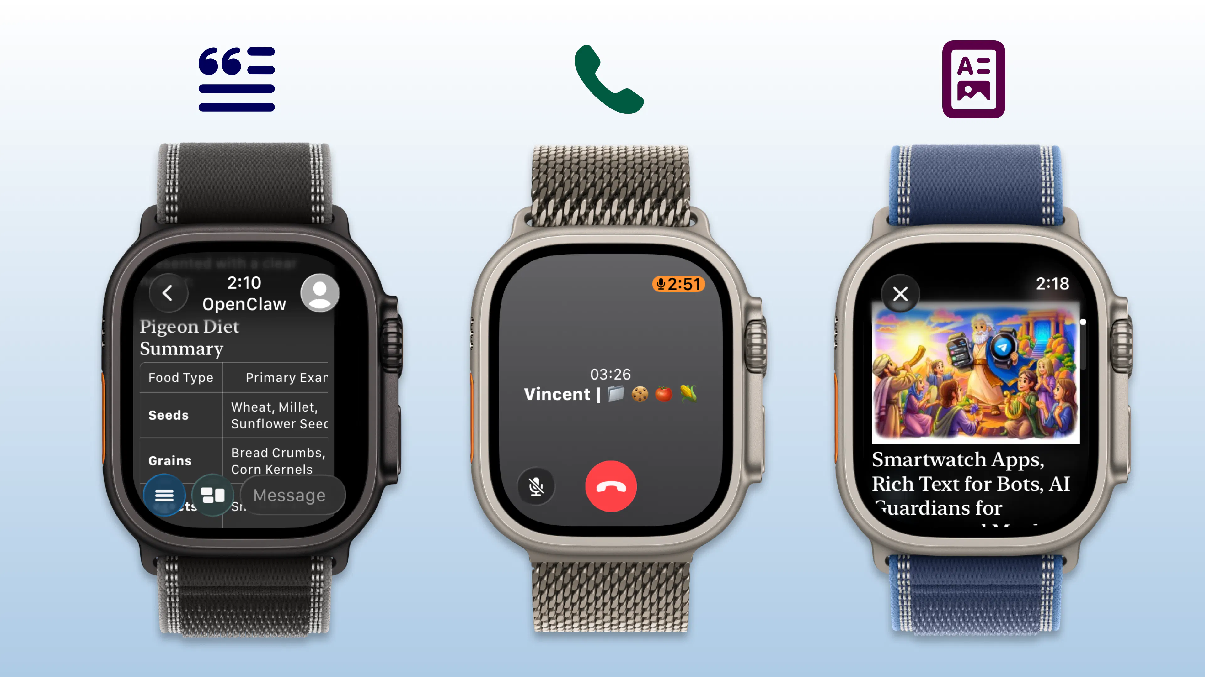 Telegram Voice Calls on Apple Watch gallery image