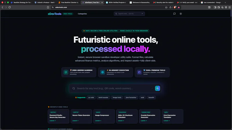 xDevTools screenshot 1
