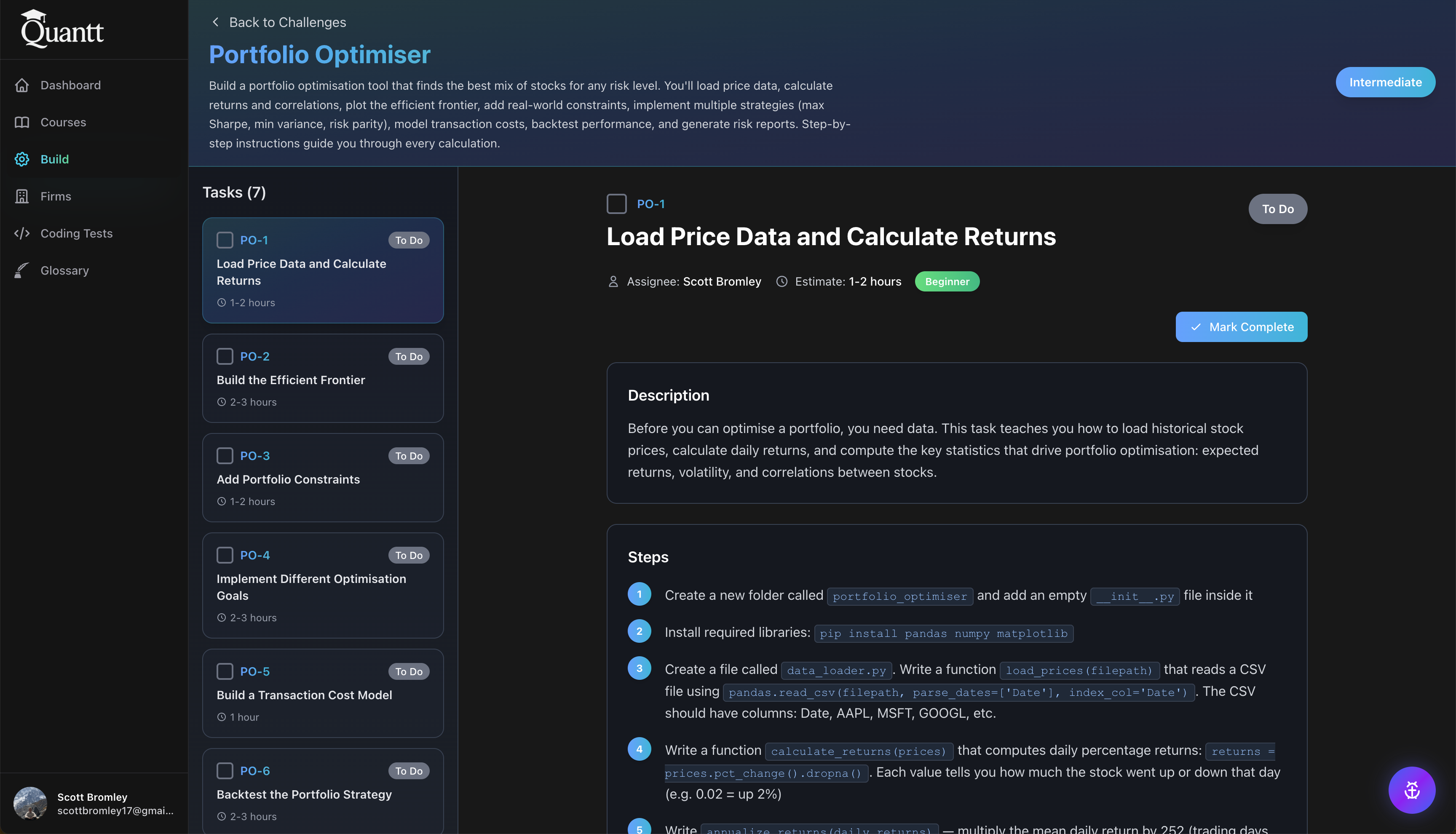 Quantt - Screenshot 5 showing product features and functionality